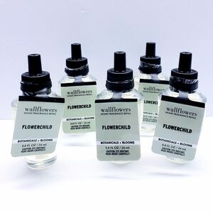 Bath & Body Works FLOWERCHILD Wallflowers Home Fragrance Refill, 0.8 oz (5 Pcs)